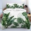 Simple Turtle Leaf 3D Printing Grinding Advanced Sense Three-piece Quilt Cover Dormitory Three-piece Bedding