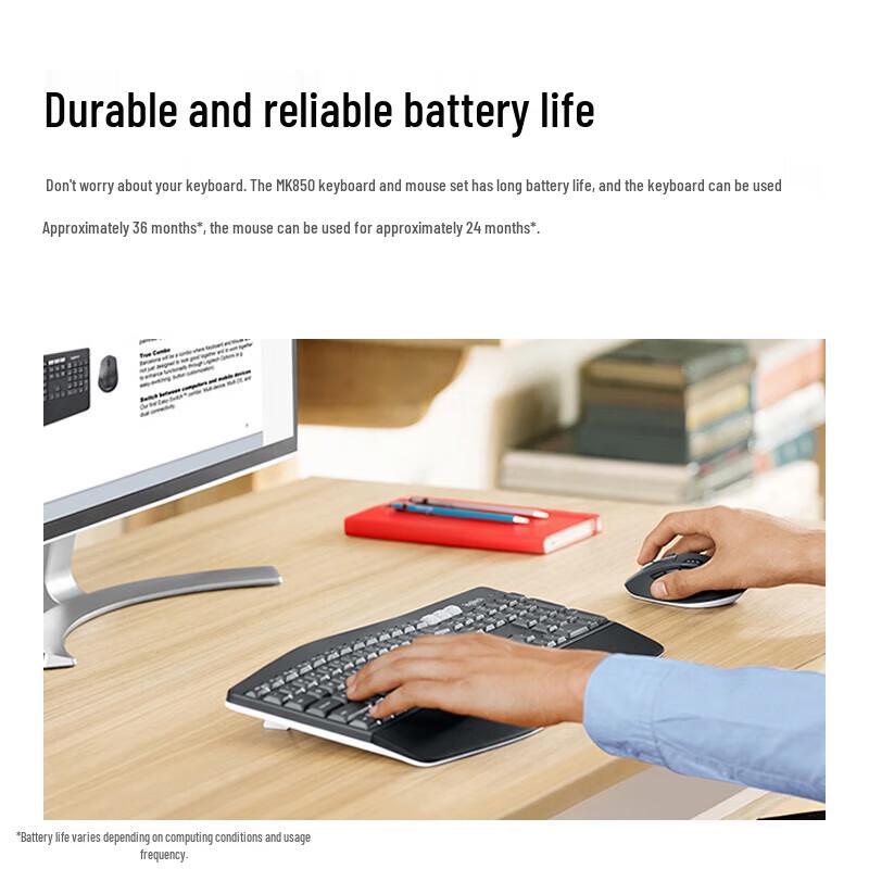 Logitech MK850 Wireless Bluetooth Keyboard and Mouse Combo