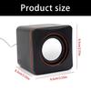 USB External Small Speaker Multimedia Speaker Desktop Computer Laptop External Speaker Entertainment Mobile Device