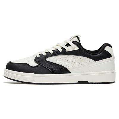 Street Play Synthetic Leather Comfortable Durable Non-Slip Low-Top Skate Shoes Men Skate Shoes White Black 912318016-2
