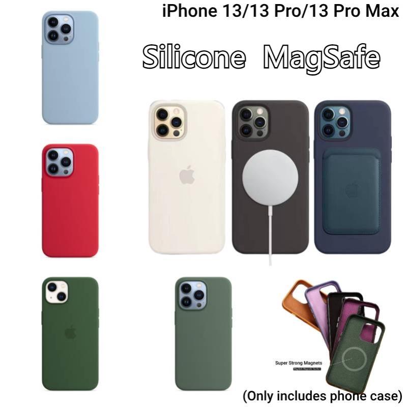 Apple 13 Oficiální tekutý silikon Magnetická adsorpce Kreslený kryt pro iPhone 13