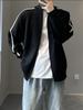 Men's Trendy Knit Stand Collar Cardigan Sweater, Autumn/Winter 2025 Collection: Casual, Loose, and Versatile.