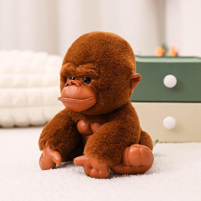 20/30CM Niedliches Kleiner Gorilla Plüschtier Affe Stofftiere Weiches Kissen Puppe Hübsch Sitzend Lustig Heimdekoration Kinder Geschenke