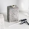 High End Stone Texture Ceramic Lotion Bottle for Home Hotel Multi Purpose Shampoo Hand Wash Bottle Durable Anti Slip Design