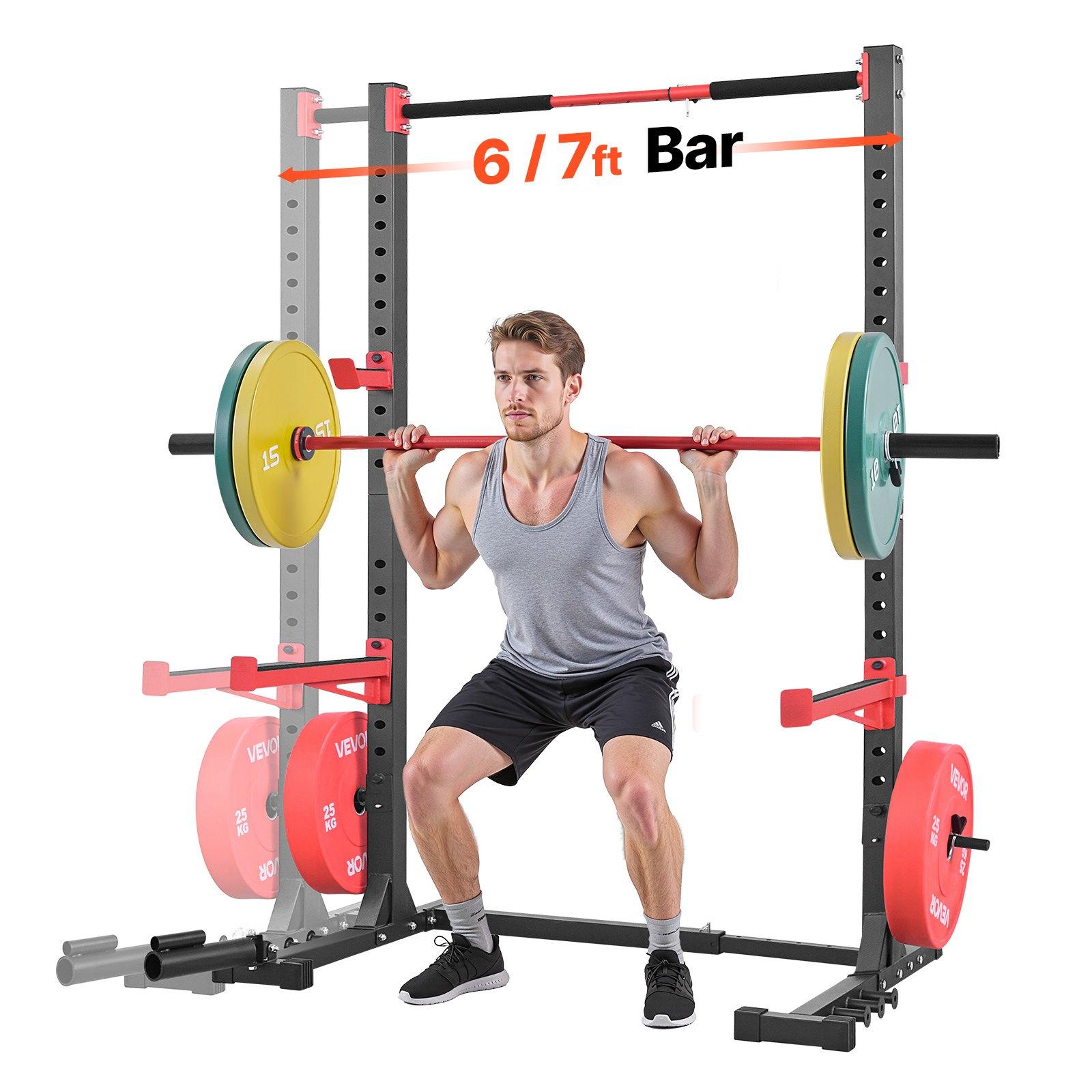 VEVOR Power Cage Rack, Multifunctional Squat