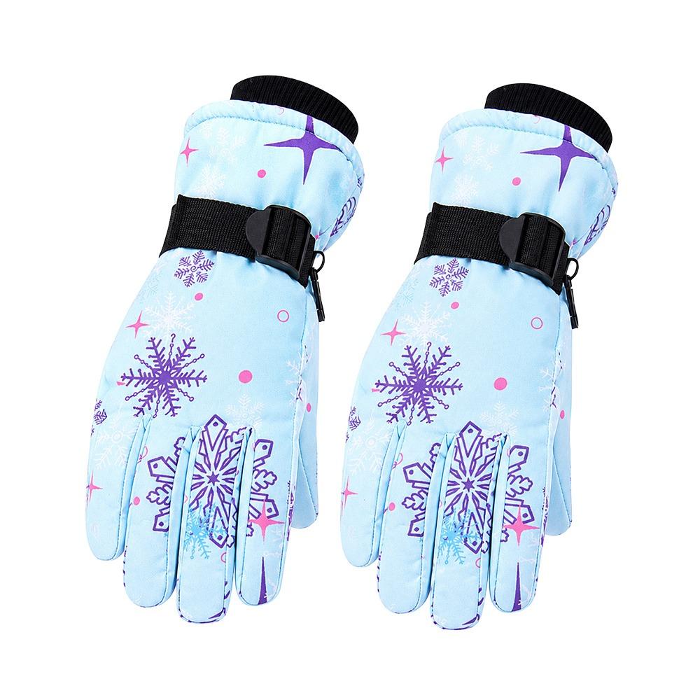 Waterproof Children Ski Gloves Non-slip Kids Winter Mittens Cute Snow Gloves Snow Snowboard 1