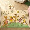 Cartoon W-Winnie The P-Pooh-S Carpet Bathroom Anti-slip Door Mat Home Decoration Mat Entrance Door Mat Scratch-resistant Door