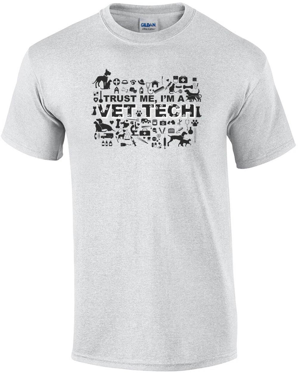Trust Me I m A Vet Tech T-Shirt 3XL