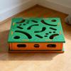 Cat Scratch Puzzle Box Interactive Claw Trimmer With Bell Ball Felt Cat Scratch Puzzle For Kitten Dog Small Medium Large Breed