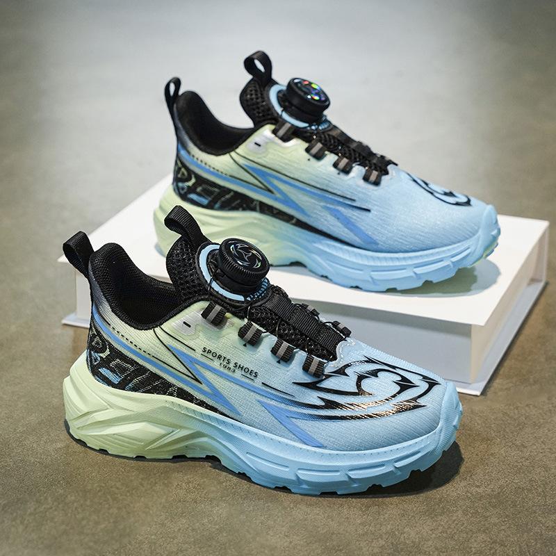 Boys shoes autumn 2025 new training professional children's basketball shoes soft-soled running shock-absorbing and dirt-resistant sports shoes