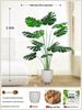 Monstera Bionic Bonsai – Luxury Indoor Faux Floor Plant for Decor