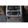 Fit For BMW 5 Series G30 2018-  Blue Aluminum Rear Ac Knob Cover Trim
