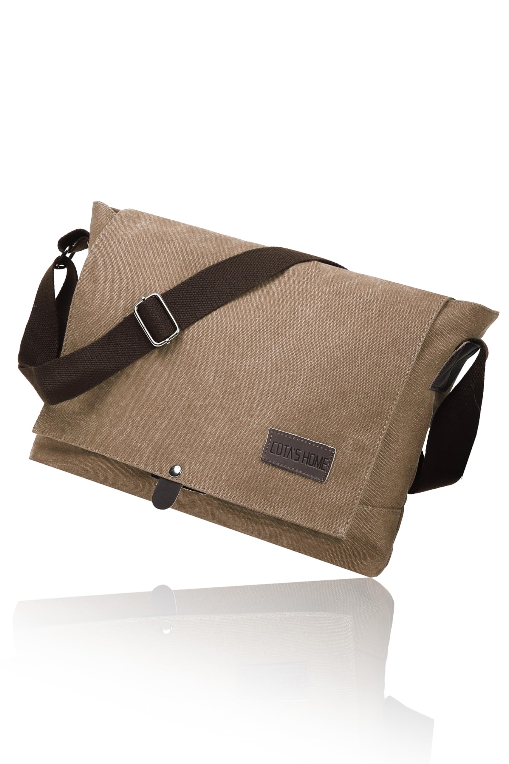 

home Growing Canvas Messenger Shoulder Bag with YKK A4 Large Canvas Shoulder Crossbody New for Ease of Use Cota s Men s Zipper, Size, Capacity, Bag,