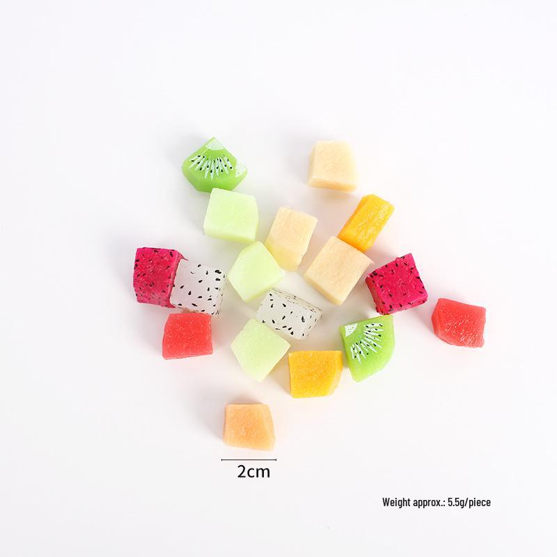 DIY Fruit Salad Simulation Dice Model - Fake Cake Photo Prop and Decoration