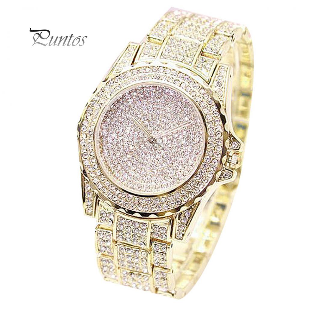 

Изысканные женские наручные часы золотистый