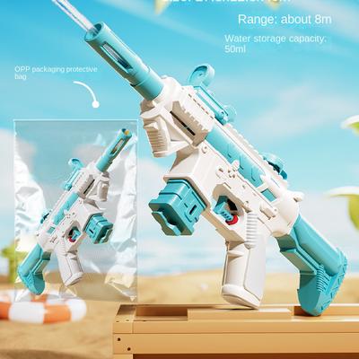 Summer Water Gun M416 Non Electric Pistol High-pressure Full Automatic Shooting Water Beach Toy Gun For Kid Children Boys Girls
