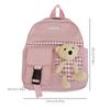 Baby School Season Small Schoolbag Cute Bear Children'S Backpack Adjustable Shoulder Strap Comfortablelightweight Gifts For Kids