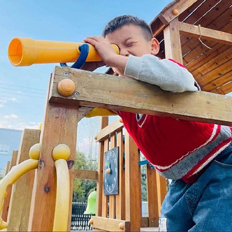 Parco Giochi per Bambini Giocattolo Cannocchiale da Pirata Set Giochi per Bambini Giochi all'Aperto Divertimento ed Esplorazione