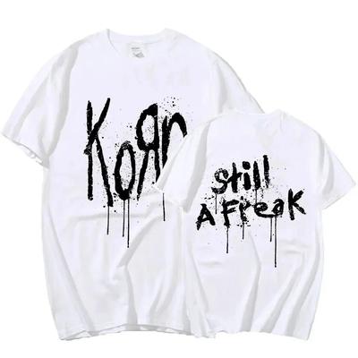 Herren Sommer T-Shirt Mode Tops Tees Männlich Lässig Kurzarm Kleidung Korn Musik Streetwear