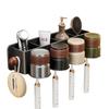 Medieval Style Toothbrush Shelf Wall-Mounted Non-Punching Bathroom Stainless Steel Washing Mouthwash Cup Storage Toothbrush Shelf