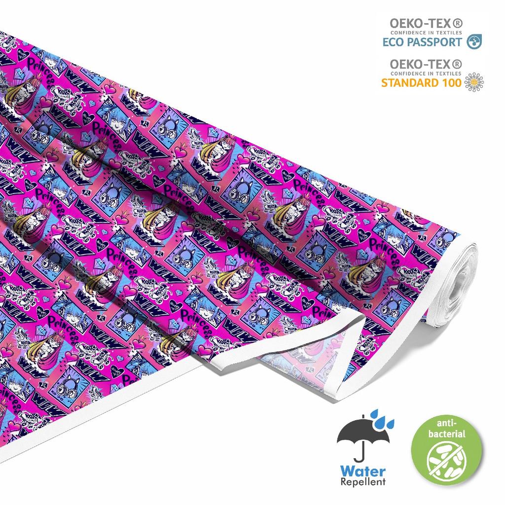 Outdoor Decorative Fabrics Oxford - Motif Anime Princess