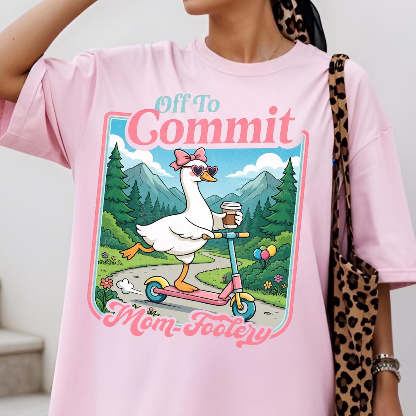 Off To Commit Mom Foolery Shirt, Pregnancy Reveal Tee, Pregnancy Announcement Shirt, Relatable Mom Life, Funny Goose Mom Tee, Funny Mom Tee 2XL