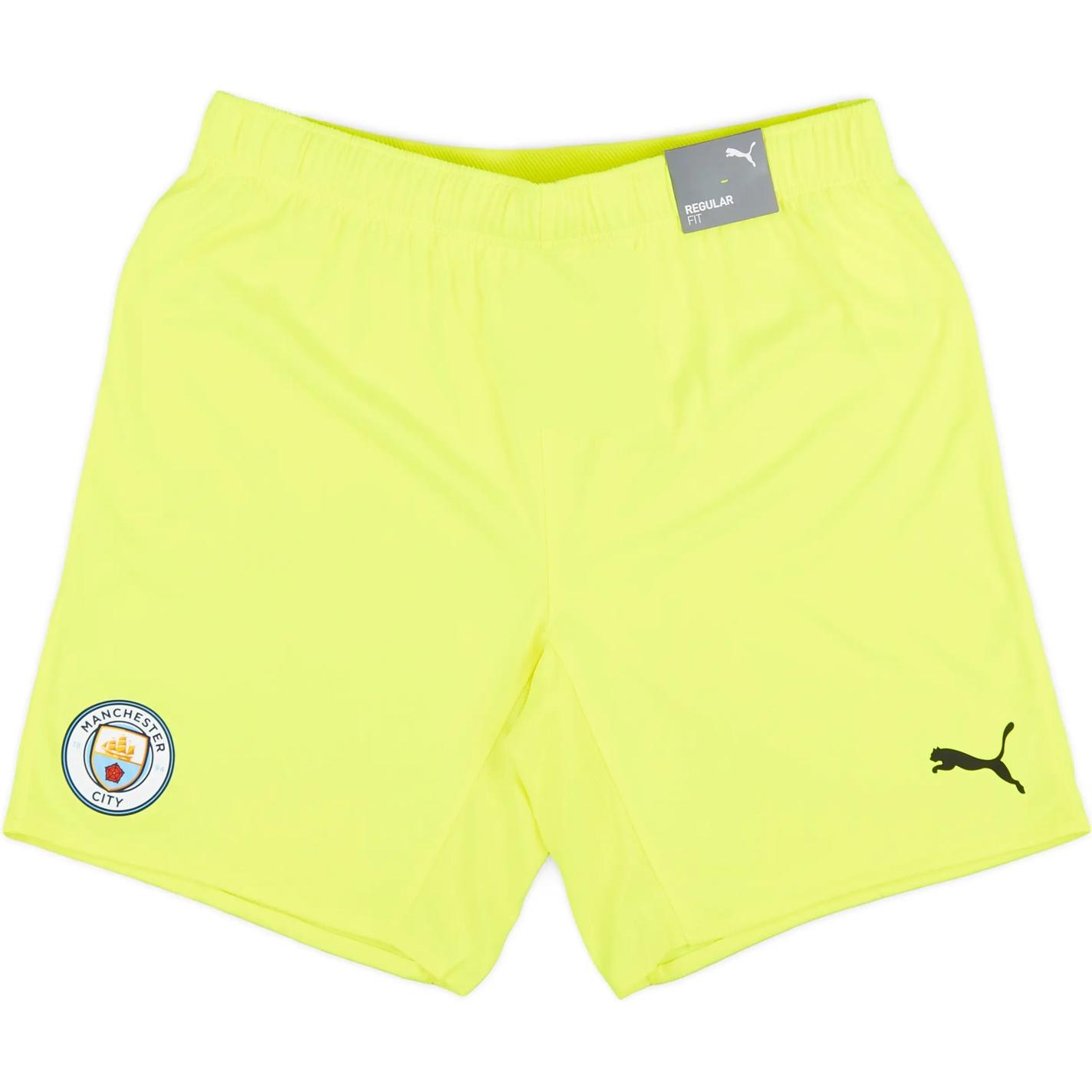 

Puma 2021-22 Manchester City Player Issue GK Shorts Men Shorts Yellow 759194-99 L