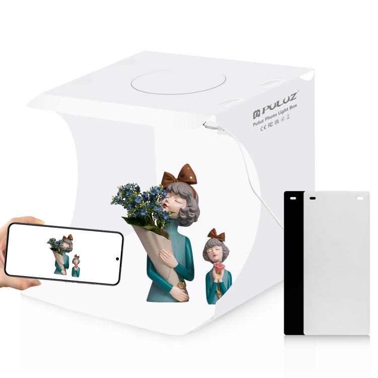 PULUZ 20см Портативный Складной Светодиодный Мини Студийный Лайтбокс
