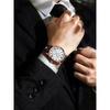 POEDAGAR Men Watch Fashion Chronograph Leather Quartz Watches Waterproof Luminous Sport Sport Wristwatch Six Needle Watch