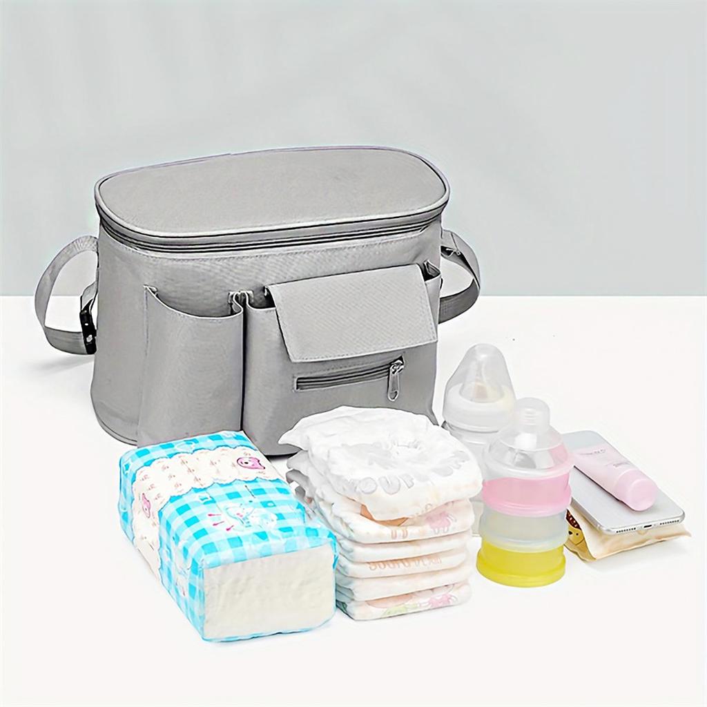 Multifunctionele Organizer voor Kinderwagen met Grote Capaciteit & Modieuze Schoudertas