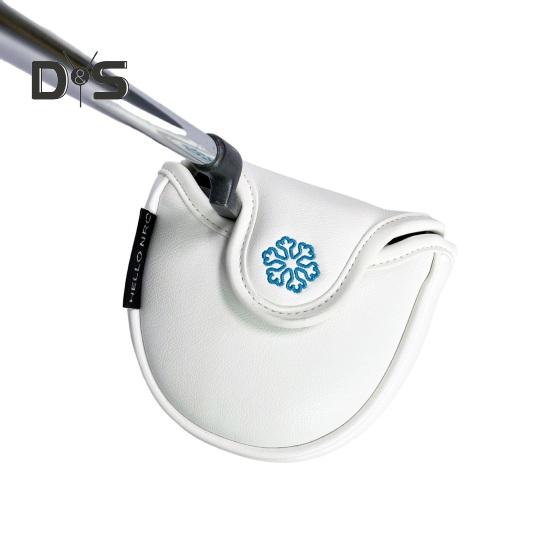Golf Putter Cover Magnetic Mallet Putter Cover Golf Club Putter Sleeve Cute Polar Bear Design Blade Putter Headcover for Golfer
