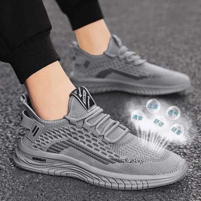 Summer Breathable Fly-woven Mesh Sneakers Lightweight and Versatile Student Running Shoes Comfortable Casual Trendy Men's Shoes