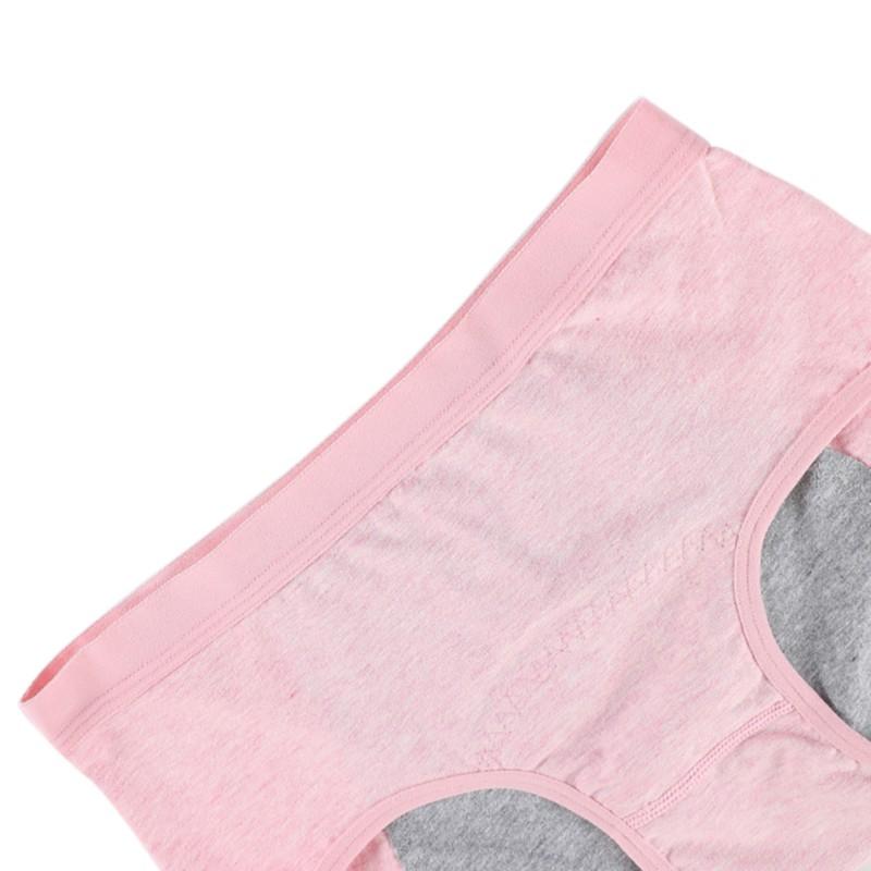 Teenage Girls Menstrual Briefs 3pcs High Waisted Leak Proof Underwear Panties