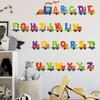 Cartoon Home Decor Wall Sticker 26 Letters Alphabet Wall Stickers Kids Rooms Children Sticker Room Decor Household Accessories