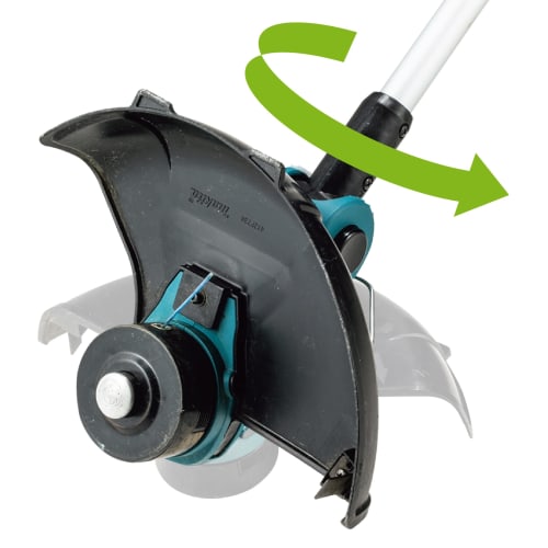 Makita 260 mm oppladbar gressklipper Nylonledning Type 18V3Ah batteri og lader inkludert MUR193DWF