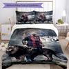 Messi Bedding Set Breathable Duvet Cover with Pillowcases Decorative Bed Linen for Bedroom Home Decoration Birthday Gift