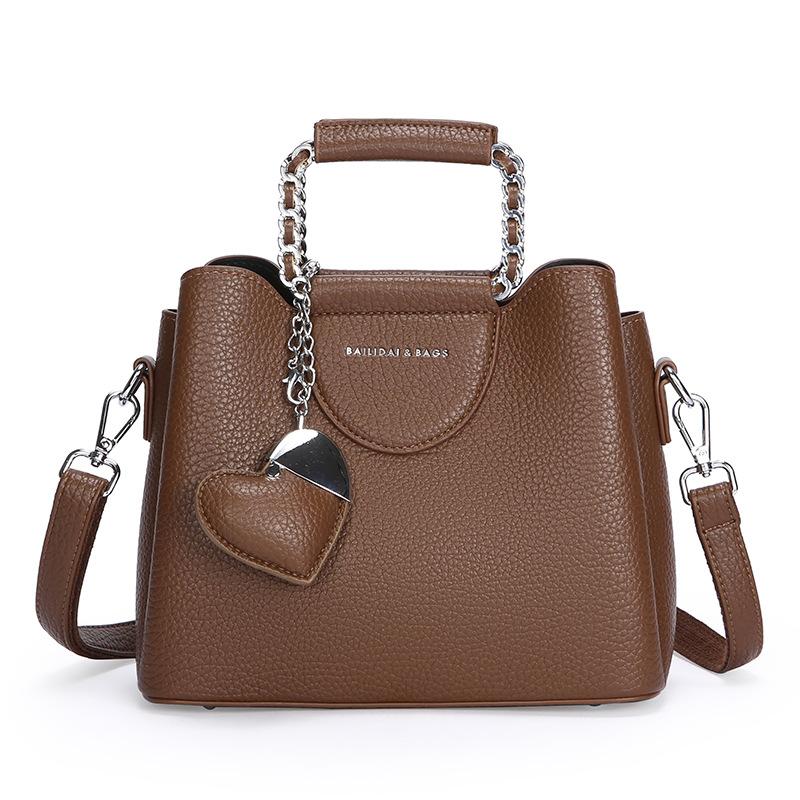 Handtasche mit großem Fassungsvermögen, Einzelschulter-Tragetasche, modisch und stilvoll, Handheld, Umhänge-Brauttasche