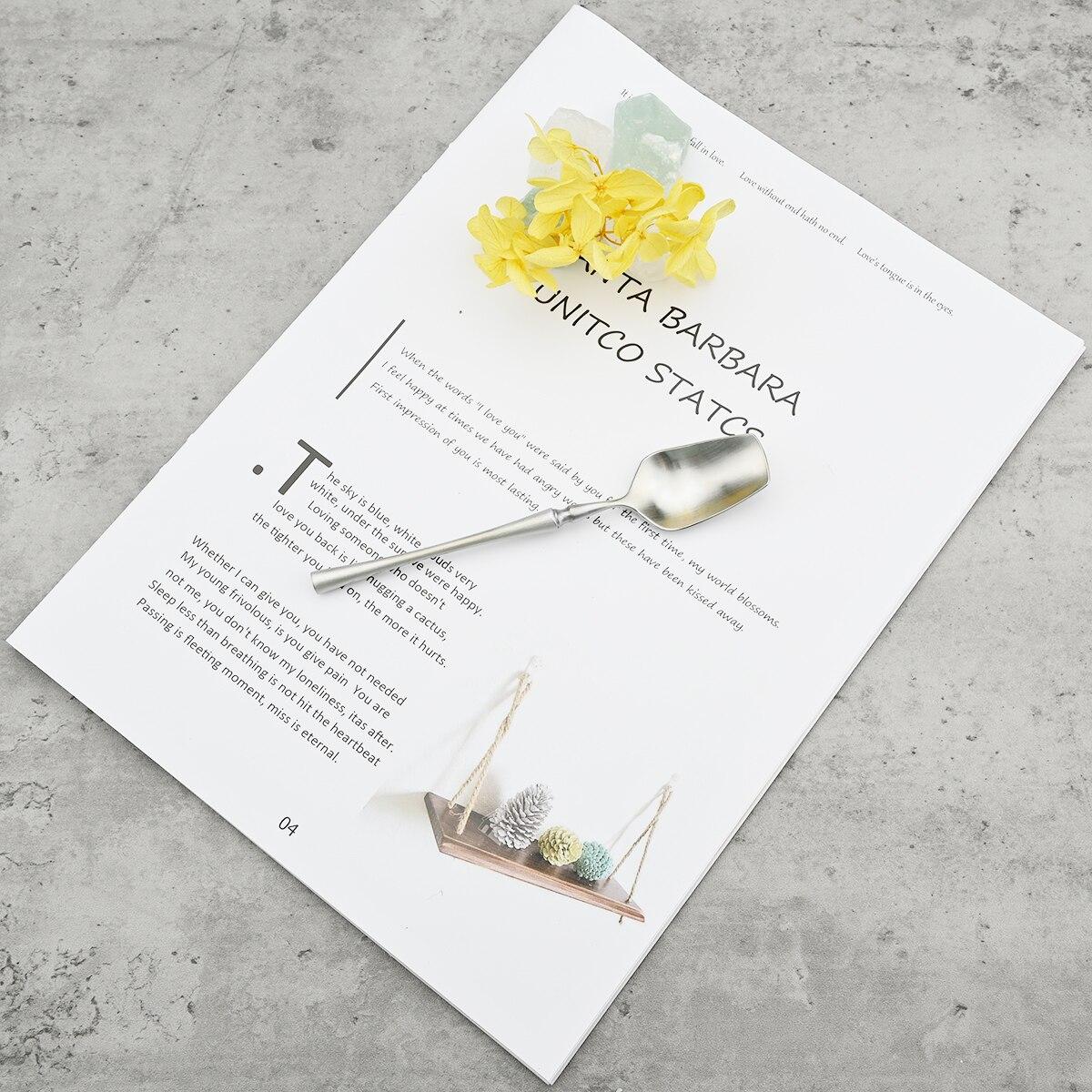 

Вестерн, 1 шт., матовая серебряная посуда, нож, вилка, кофейная ложка, набор столовых приборов из нержавеющей стали 304, набор столовых приборов Patry, кухонное серебро tea spoon серебряный