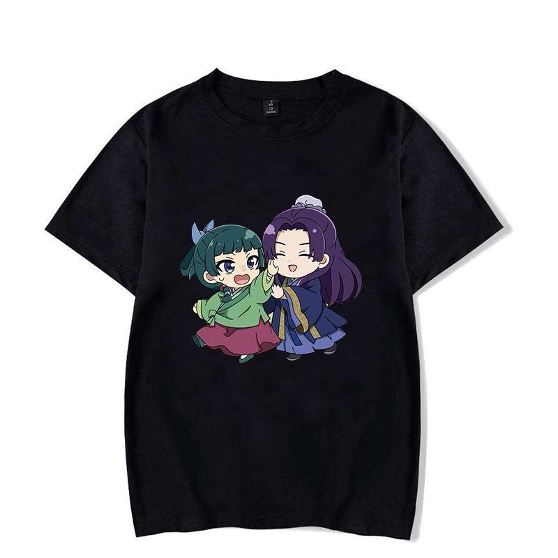 New Funny Anime The Apothecary Diaries T Shirt Unisex Short Sleeve O Neck Summer Casual Cartoon Printing T-shirt Top Tee