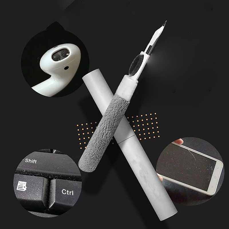 Bluetooth Earbuds Cleaning Pen Multi-Function Dust Removal Tool Earphone Cleaning Brush for AirPods/Headphones Portable Hygienic Accessory Kit