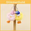 Cute Animal Plush Toy Pendant With Short Pile Fabric For Keys And Gifts