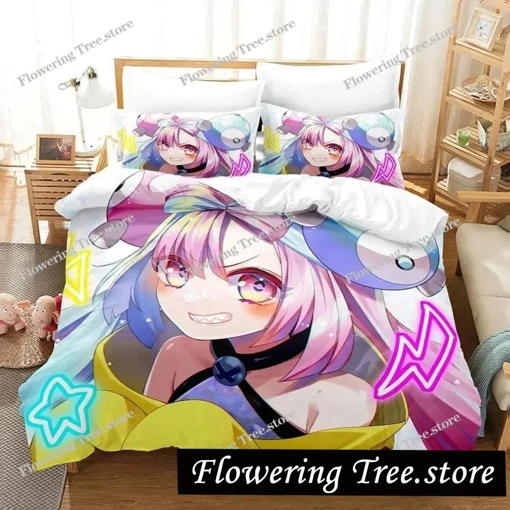 Anime Kawaii Chicas Iono Juego de Ropa de Cama Individual Twin Full Queen King Size Juego de Cama para Dormitorio de Adulto Niño Funda Nórdica Juegos Para Textiles del Hogar
