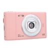 4K 50MP Digital Camera 2.4 Inch Color Screen 8X Zoom Anti Shake Built in Mic Compact Camera for Photography and Video