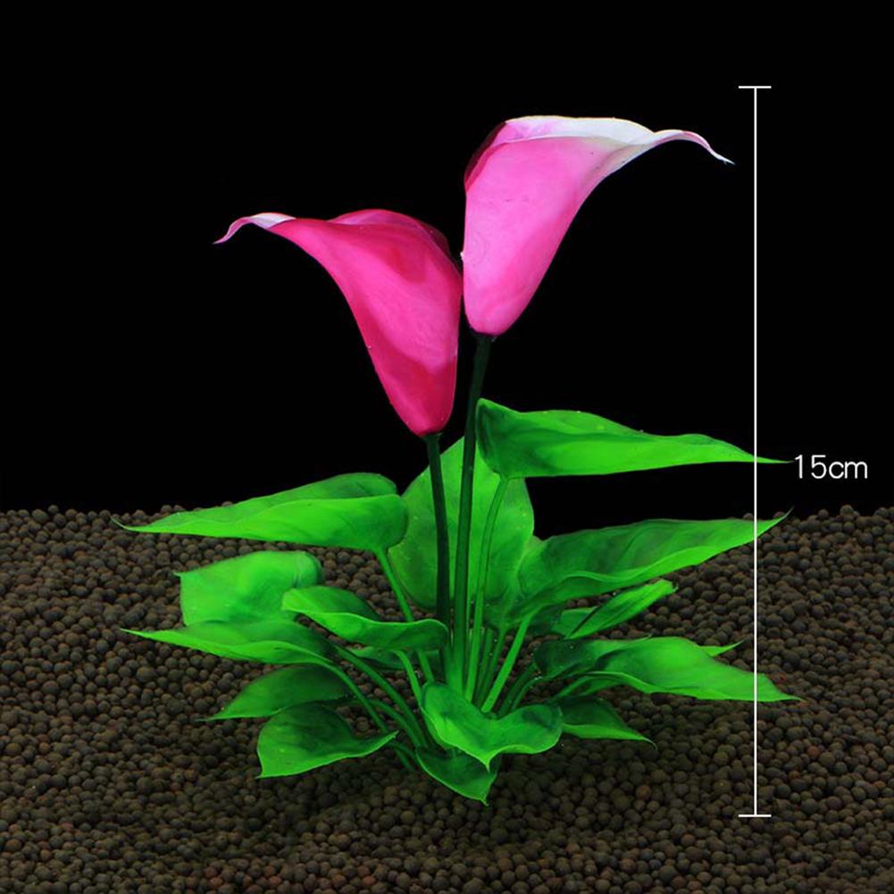 Simulation Artificial Plants Lotus Water Grass Layout Prop Aquarium Fish Tank Landscape Decoration