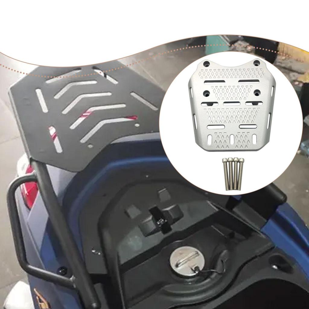 Motorbike Rear Luggage Rack Aluminum Alloy Multipurpose Sturdy Cargo Carrier for