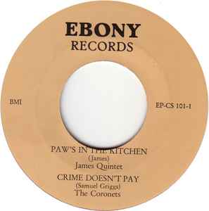 

7inch Record VARIOUS - EP EPCS101 Ebony Records US Rock Used
