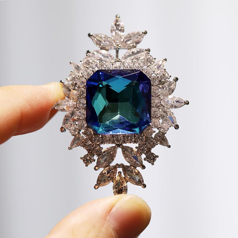 Bo Xin Yun High-End Austrian Crystal Wheat Ear Brooch