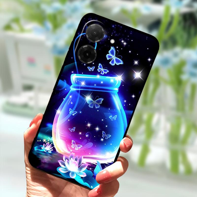 Custodia Morbida Per Xiaomi Redmi A5 4G Silicone TPU Nera Copertura Protettiva Per Telefono Per Poco C71 4G Design Popolare Bumper Ammortizzanti Borse