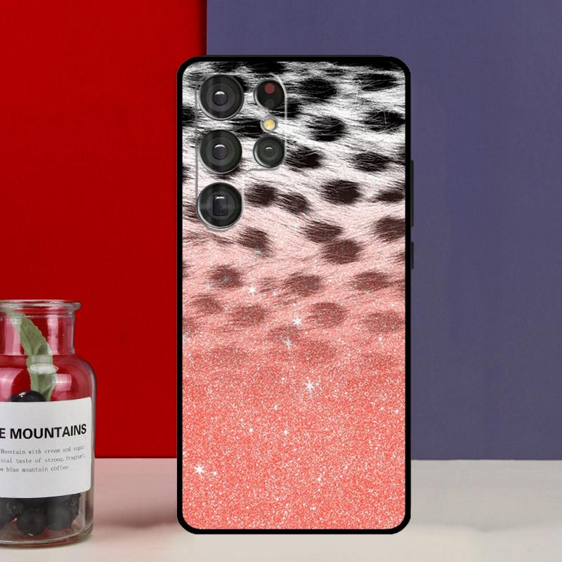 Leopard Print Funda Case For Samsung Galaxy S25 Ultra S9 S10 S20 S21 S22 Plus S23 Ultra S24 FE Phone Cover