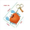 1 Pcs Simple And Fashionable Leather Crab Car Keychain Bag Creative Headphone Bag Pendant Accessories